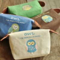 (4個)OWL貓頭鷹三角零錢包（缺貨中）